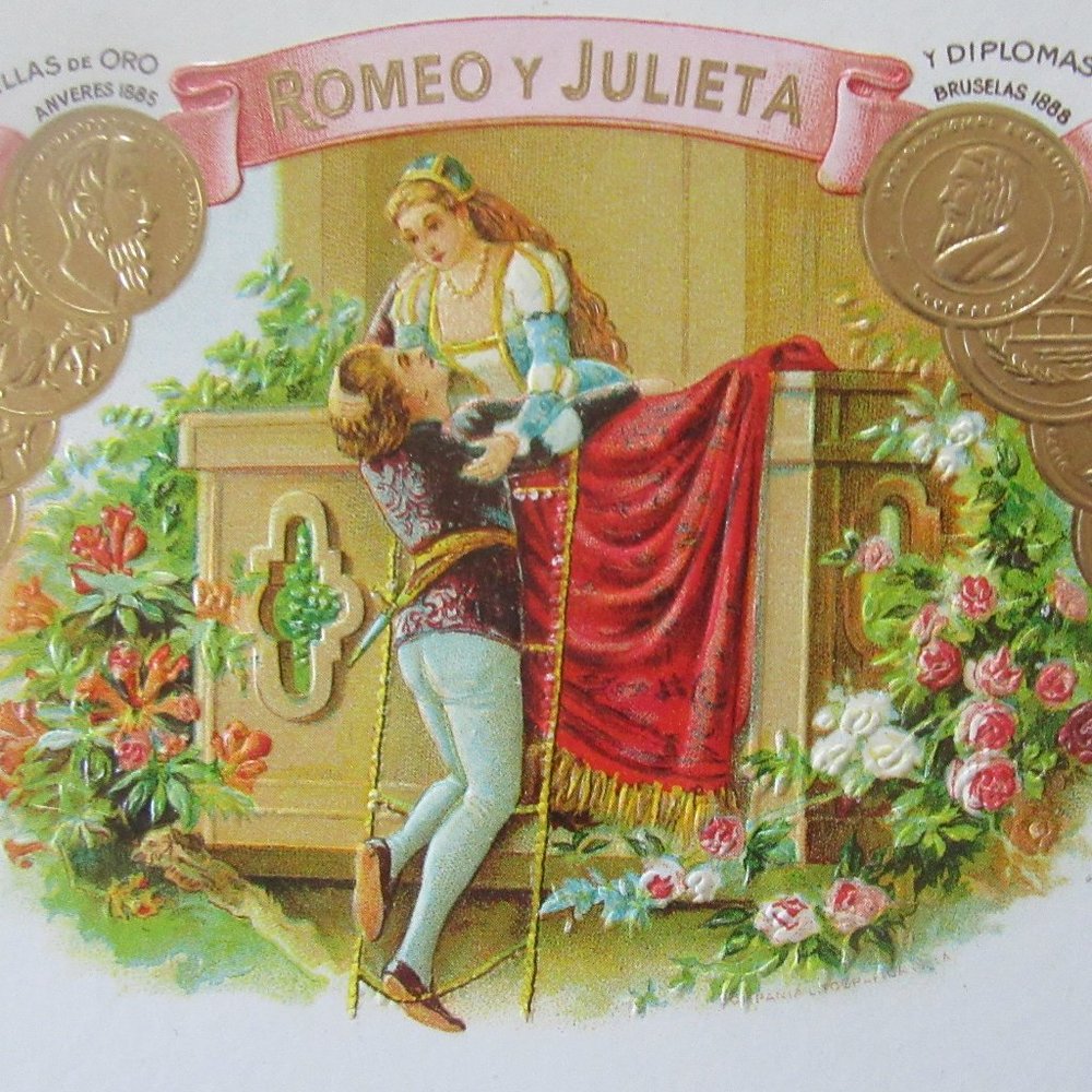 Two Romeo and Juliet Cigar Boxes 7 x 6 inches